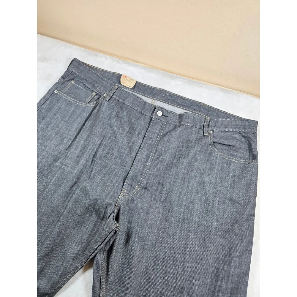 Levi's 559 Jeans Mens 50x34 Big Tall Dark Wash Blue Denim Relaxed Straight Fit